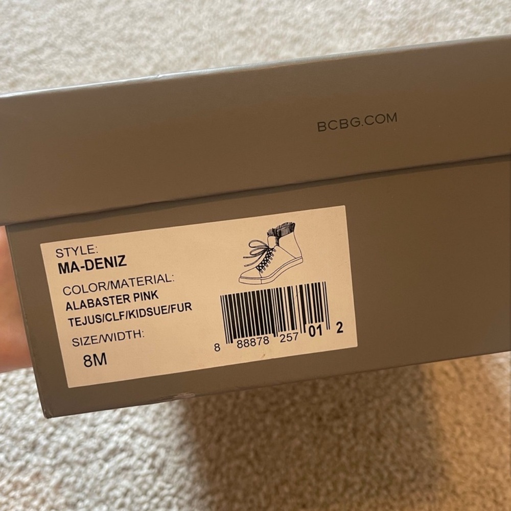 BCBG Rabbit fur sneakers - Picture 4 of 4